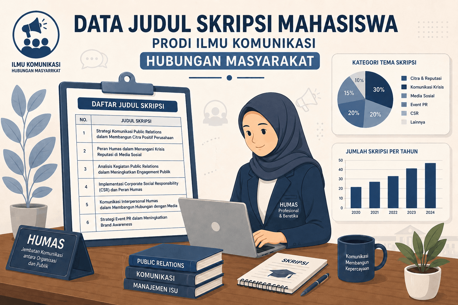DATA JUDUL SKRIPSI PRODI ILMU KOMUNIKASI HUMAS  FAKULTAS DAKWAH DAN KOMUNIKASI UIN SUNAN GUNUNG DJATI BANDUNG