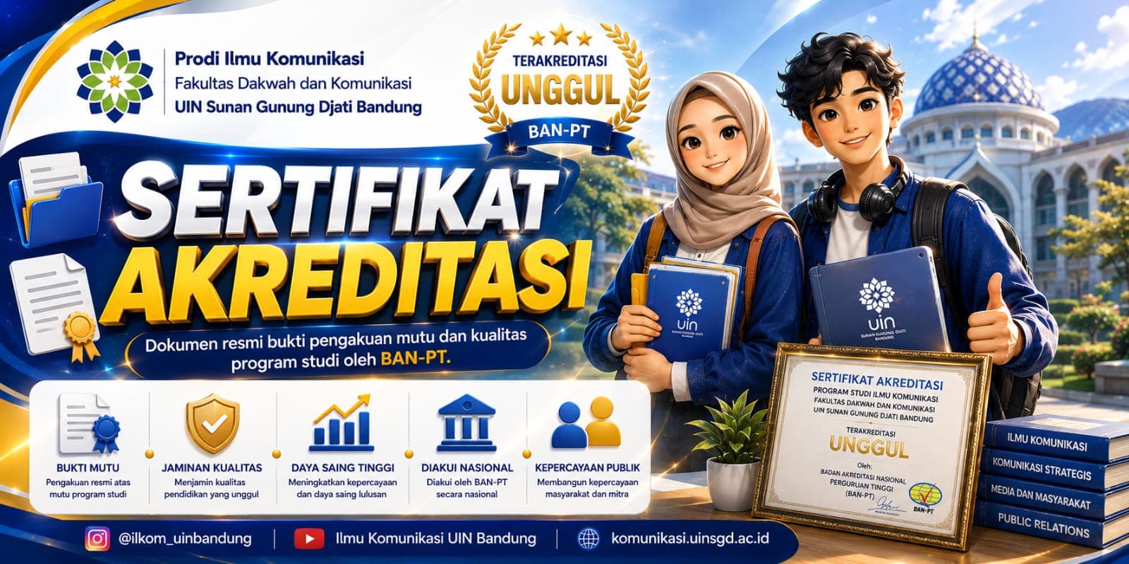 Sertifikat Akreditasi Unggul dari BAN-PT