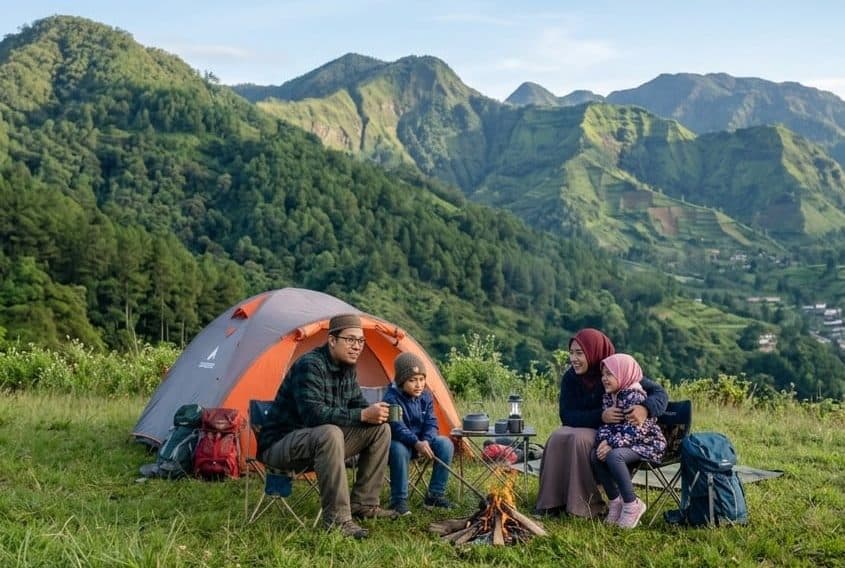Jalinan Komunikasi Keluarga dalam Wisata Hijau Pegunungan