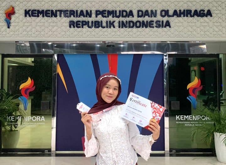Tembus Seleksi Nasional, Mahasiswi UIN Bandung Jadi Delegasi Womenspirasi Summit 3.0 di Kemenpora RI